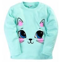 20-46707 "Purr" Джемпер для девочки, 5-8 лет, ментоловый 20-46707 "Purr" Джемпер для девочки, 5-8 лет, ментоловый